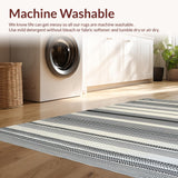 Contemporary Neutral Striped Elegance(Black)