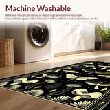 Witchy Earthy Mushroom Motif(Black)