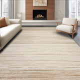 Ultra Soft Area Rug, Non Slip, Stain Resistant, Washable Area Rugs for Living Room, Bedroom, Rustic Textured Jute Weave(Beige)