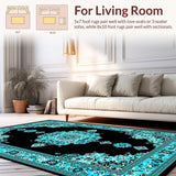 Stylish Trellis Inspired Composition(Blue)