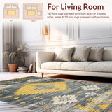 Vintage Ethnic Distressed Aesthetic(Yellow)