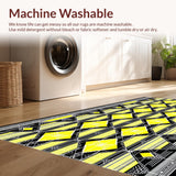 Contemporary Abstract Diamond Layout(Yellow)