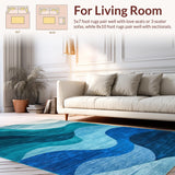 Luxurious Plush Shaggy Appeal(Blue)