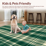 Elegant Rustic Checkered Visual Appeal(Green)