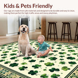 Traditional Shamrock Patterned Decor(Green)