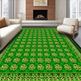 Contemporary Green Trellis Style(Green)