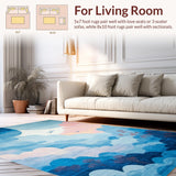 Charming Airy Textural Layers(Blue)