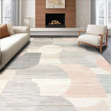 Ultra Soft Area Rug, Non Slip, Stain Resistant, Washable Area Rugs for Living Room, Bedroom, Delicate Earthy Softness Theme(Gray)