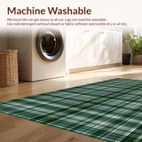 Elegant Forest Green Striped Texture(Green)