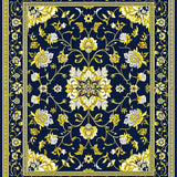 Vintage Floral Medallion Style(Blue)