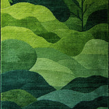 Playful Petal Patterned Delight(Green)