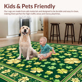 Elegant Gold Accented Decor(Green)