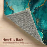 Dreamy Teal and Gold Harmony(Blue)