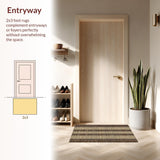 Ultra Soft Area Rug, Non Slip, Stain Resistant, Washable Area Rugs for Living Room, Bedroom, Sleek Contemporary Animal Motif(Beige)