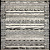 Ultra Soft Area Rug, Non Slip, Stain Resistant, Washable Area Rugs for Living Room, Bedroom, Elegant Minimalist Lattice Design(Black)