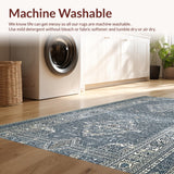 Ultra Soft Area Rug, Non Slip, Stain Resistant, Washable Area Rugs for Living Room, Bedroom, Lightweight Neutral Boho Home Office Carpet(Gray)