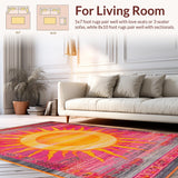 Playful Fringed Rainbow Motif(Pink)