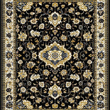 Transitional Cozy Ogee Design(Black)