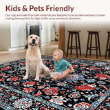 Chic Black Vintage Blossom Design(Black)