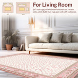 Elegant Seasonal Hues Door Mat(Pink)