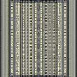 Ultra Soft Area Rug, Non Slip, Stain Resistant, Washable Area Rugs for Living Room, Bedroom, Unique Modern Medallion Design(Beige)