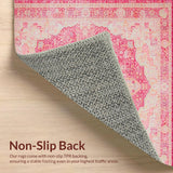 Contemporary Beige Wave Motif(Pink)