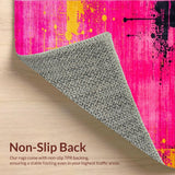 Chic Minimalist Abstract Color Play(Pink)