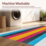 Ultra Soft Area Rug, Non Slip, Stain Resistant, Washable Area Rugs for Living Room, Bedroom, Ultra-Thin Minimalist Living Room Area Rug(Gray)