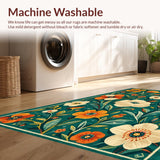 Charming Distressed Tiled Design(Green)