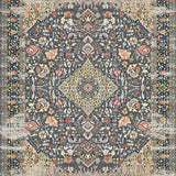 Ultra Soft Area Rug, Non Slip, Stain Resistant, Washable Area Rugs for Living Room, Bedroom, Cozy Abstract Pattern Fusion(Gray)