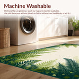 Ultra Soft Area Rug, Non Slip, Stain Resistant, Washable Area Rugs for Living Room, Bedroom, Elegant Floral Earth Tones(Ivory)