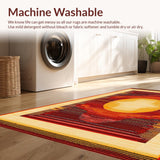 Ultra Soft Area Rug, Non Slip, Stain Resistant, Washable Area Rugs for Living Room, Bedroom, Vibrant Funky Textured Shag Style(Yellow)