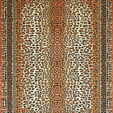 Ultra Soft Area Rug, Non Slip, Stain Resistant, Washable Area Rugs for Living Room, Bedroom, Artistic Rustic Animal Print Concept(Orange)