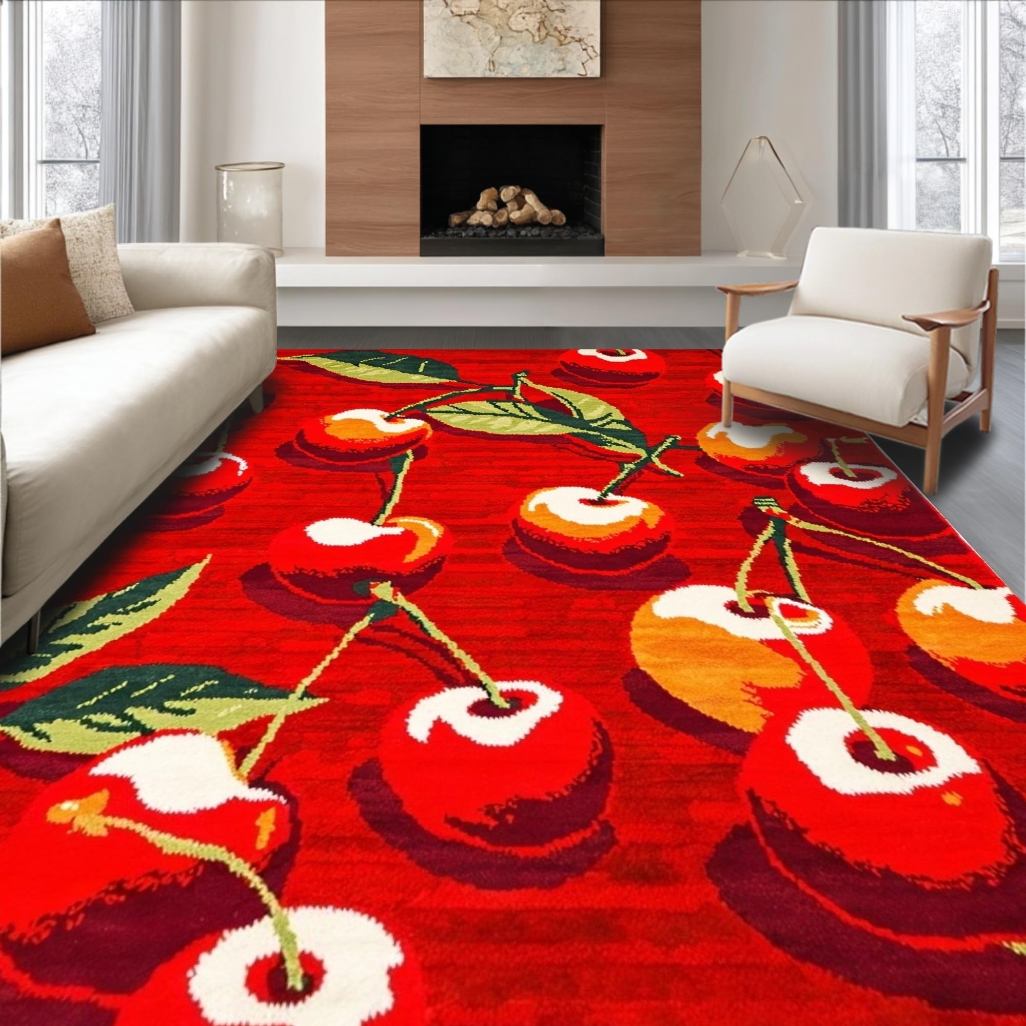 PO RUG ファラオ レッド 133x200cm PO RUG 133*200 ラグ（ラグ・マット）｜ACME Furniture（アクメ