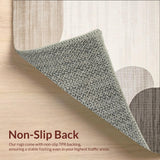 Ultra Soft Area Rug, Non Slip, Stain Resistant, Washable Area Rugs for Living Room, Bedroom, Taupe Modern Area(Beige)