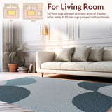 Ultra Soft Area Rug, Non Slip, Stain Resistant, Washable Area Rugs for Living Room, Bedroom, Modern Grey Farmhouse Bedroom Washable Area Rug(Gray)