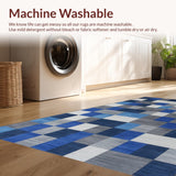 Rustic Blue and Gray Layered Design(Blue)