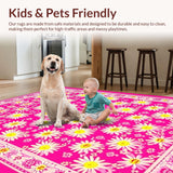 Pink Daisy Print Delight(Pink)