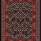 Contemporary Oversized Floral Motif(Red)