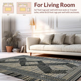 Contemporary Symmetrical Artful Geometrics(Black)