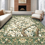 Ultra Soft Area Rug, Non Slip, Stain Resistant, Washable Area Rugs for Living Room, Bedroom, Serene Earthy Tone Elements(Beige)