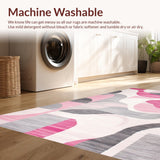 Striking Contemporary Geometric Blend(Pink)