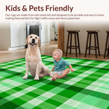 Charming Rustic Checkered Aesthetic(Green)