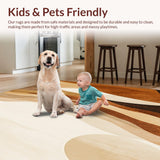 Ultra Soft Area Rug, Non Slip, Stain Resistant, Washable Area Rugs for Living Room, Bedroom, Desert Sandscape Area Brown & Beige Hallway Floor(Brown)