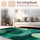 Eco Friendly Gradient Abstract Motif(Green)