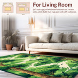 Cheerful T Rex and Friends Layout(Green)