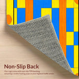 Energetic Boldly Colored Game Elements(Blue)