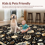 Eclectic Medallion Patterned Aesthetic(Black)