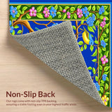 Eclectic Blue and Green Wildlife Design(Blue)