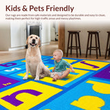 Colorful Numbers and Shapes Arrangement(Blue)